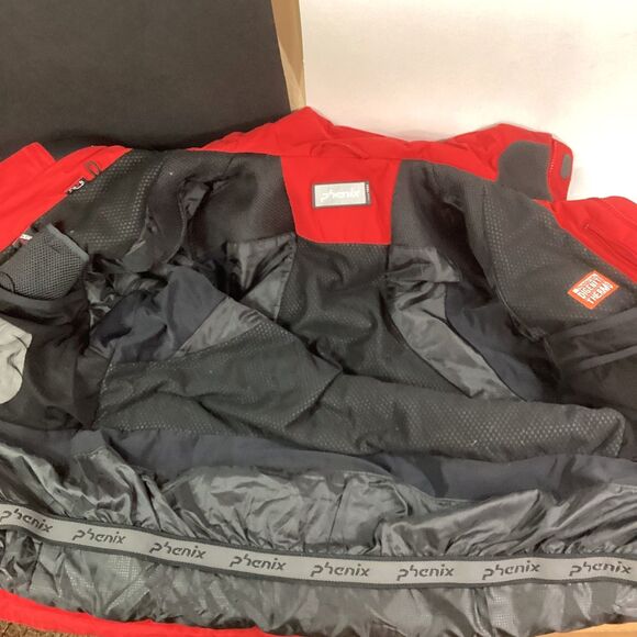 Phenix Norway Alpine Ski Team Jacket-XL-Red-Thunderon Digenite Therm-Detach Hood - Picture 2 of 16